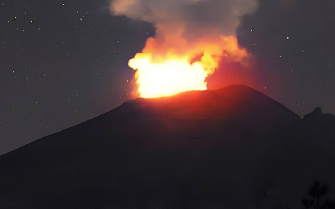 Volcán Popocatépetl Registra Intensa Actividad Durante La Madrugada ...